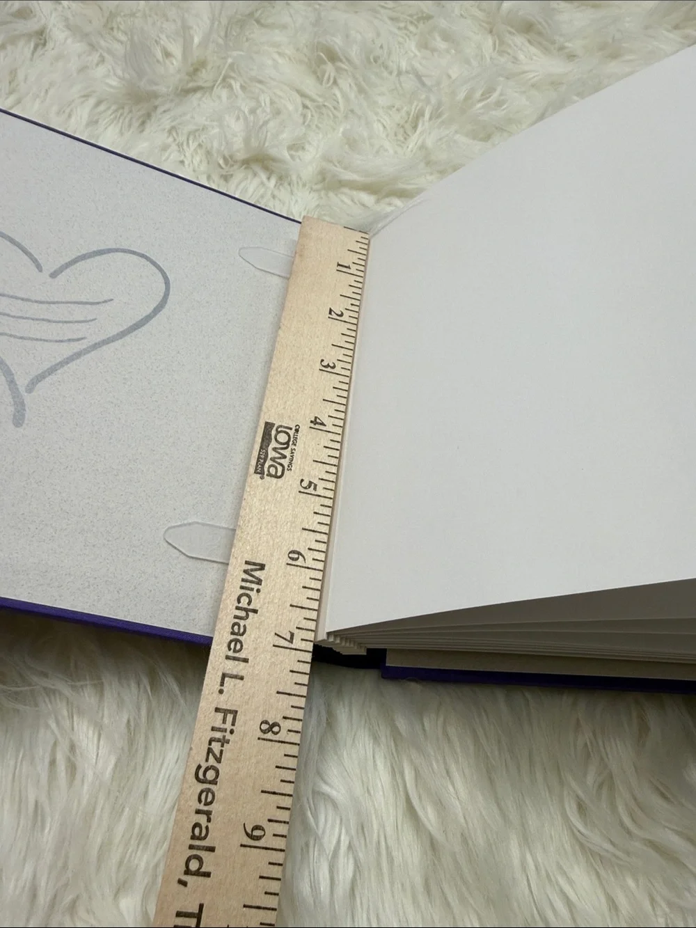 Creative Memories Purple Triumph Album with Heart Motif